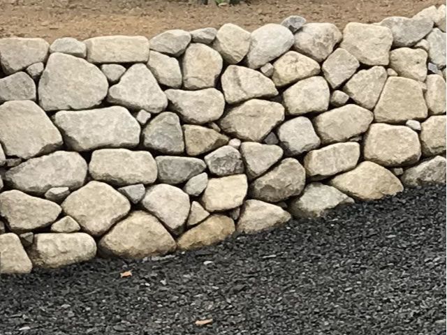 画像：石積み