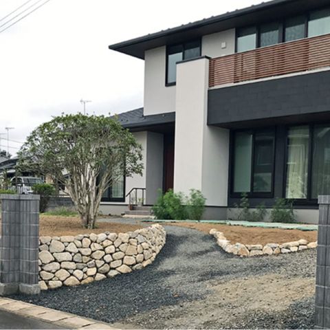 石積工事：施工後